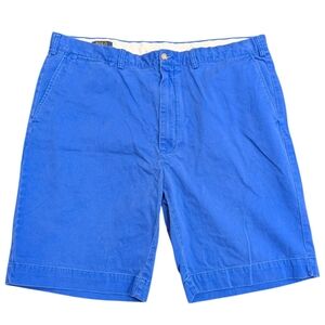 Polo Ralph Lauren Men's Chino   5 Pocket Blue Shorts Size 42T 10 inseam Preppy